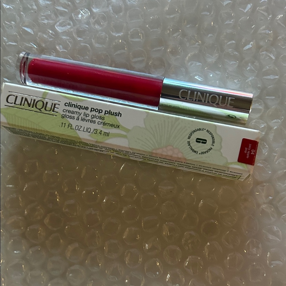 Clinique Pop Plush Creamy Lip Gloss - Vivid Pink